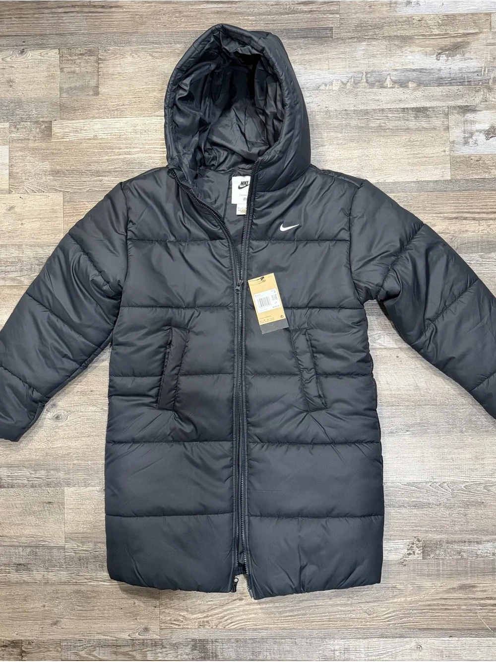 Nike Sportswear Therma Fit Long Hooded Puffer Jacket Loose Parka HV4912-010